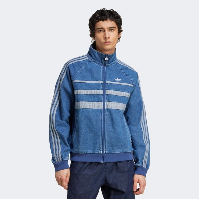  adidas First Denim Erkek Mavi Ceket