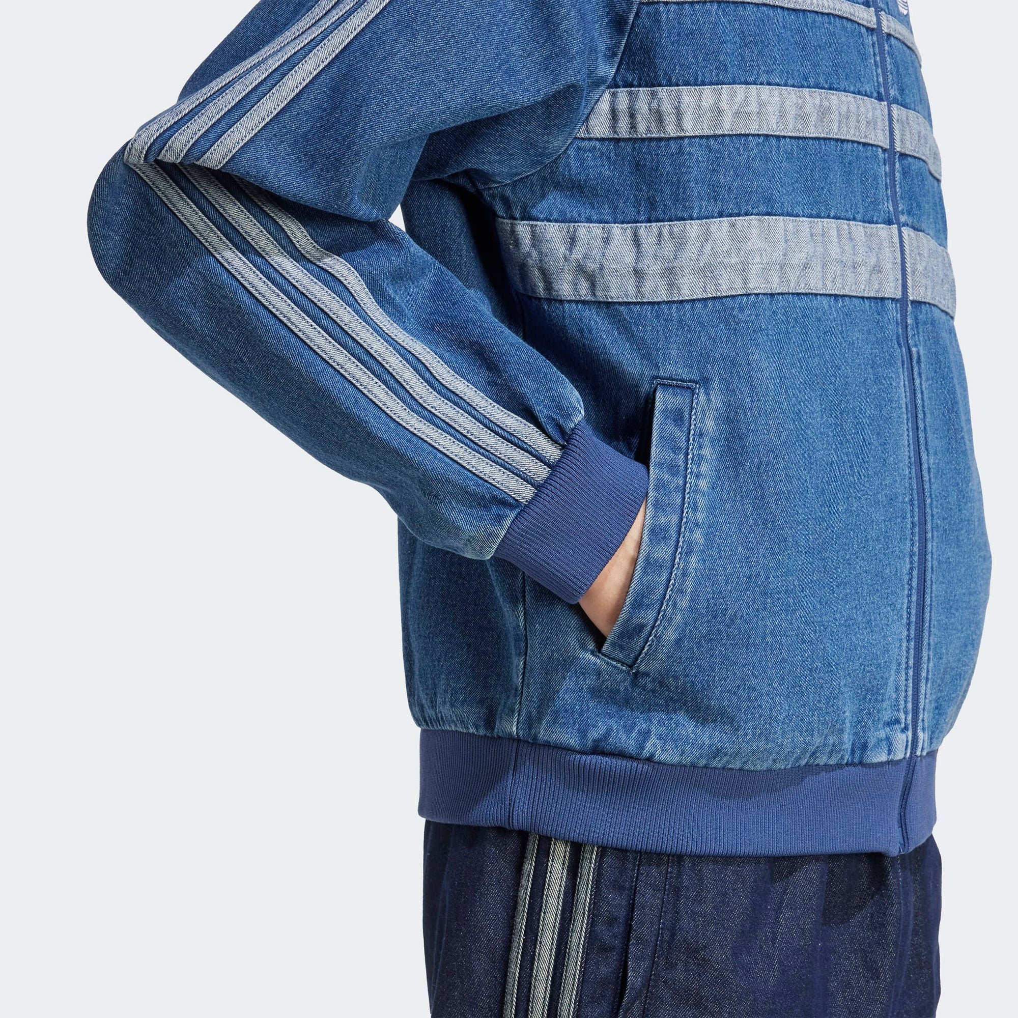 adidas First Denim Erkek Mavi Ceket