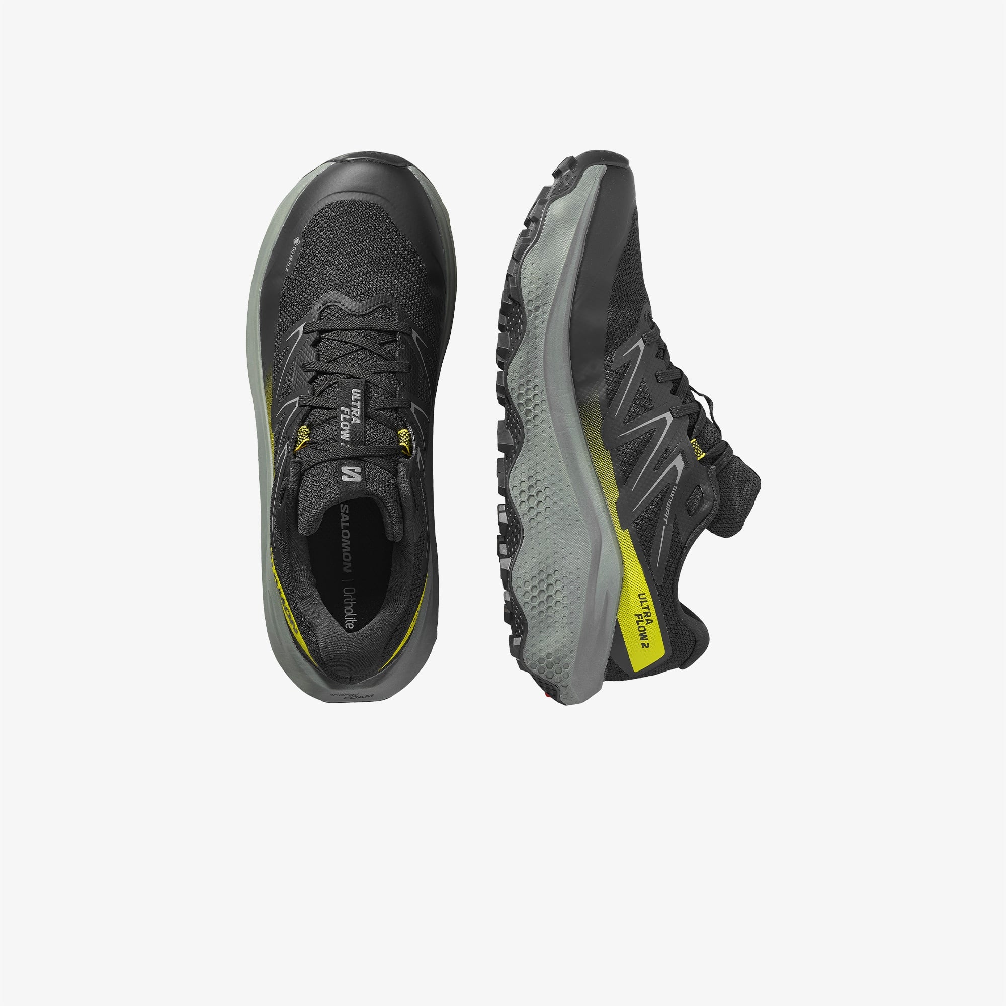 Salomon Ultra Flow 2 Gore Tex Erkek Siyah Koşu Ayakkabısı