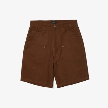  Huf Patchwork Denim Erkek Kahverengi Şort