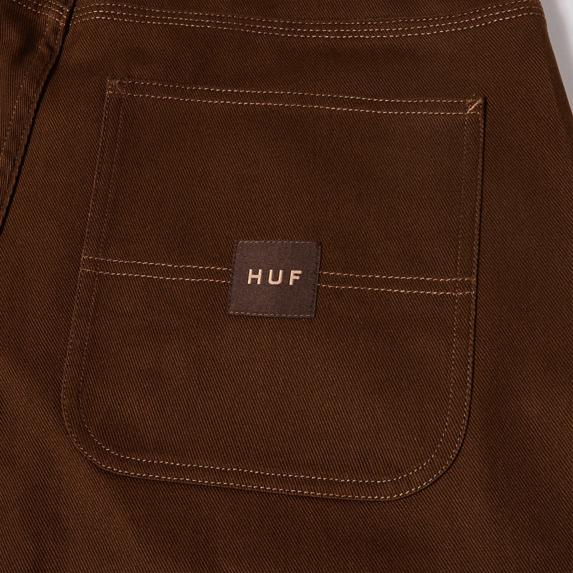 Huf Patchwork Denim Erkek Kahverengi Şort