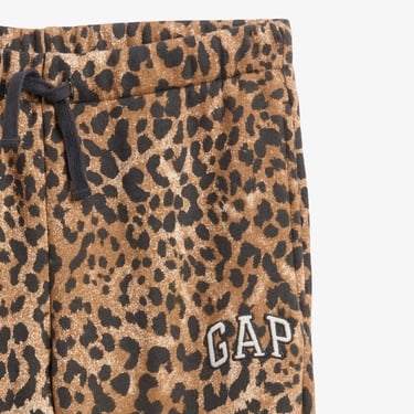  Gap V-Fa Logo Heritage Çocuk Kahverengi Eşofman Altı