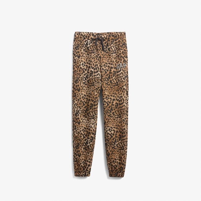  Gap V-Fa Logo Heritage Çocuk Kahverengi Eşofman Altı