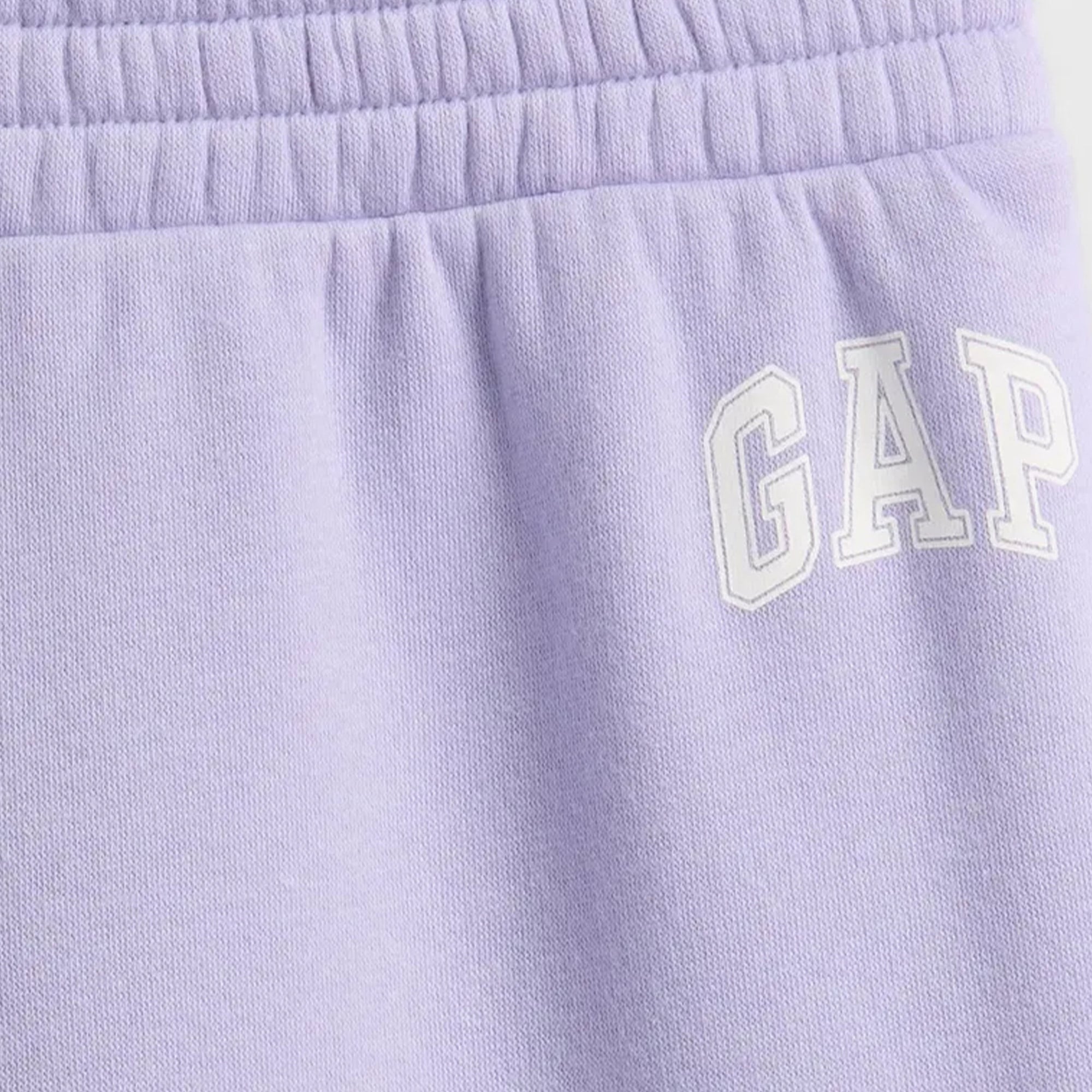 Gap V-Bootcut Logo Çocuk Mor Eşofman Altı