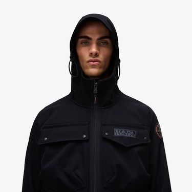  Napapijri Northfarer Puffer Erkek Siyah Mont