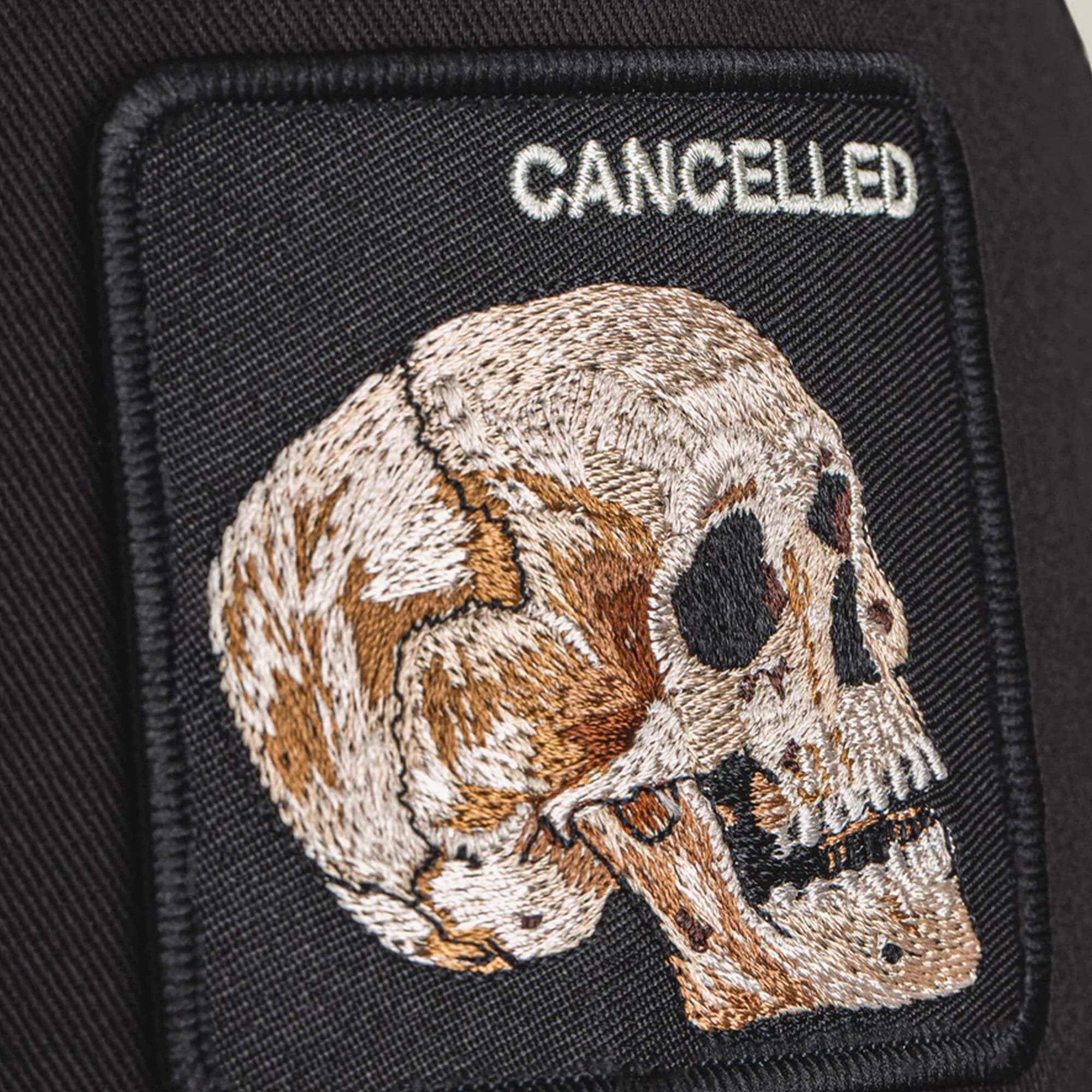 Goorin Bros Cancelled Skull Unisex Siyah Şapka