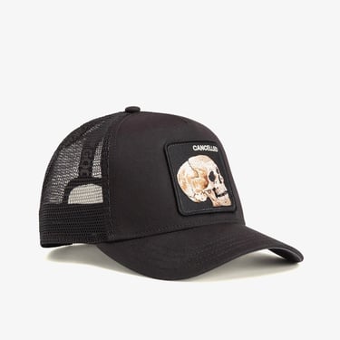  Goorin Bros Cancelled Skull Unisex Siyah Şapka