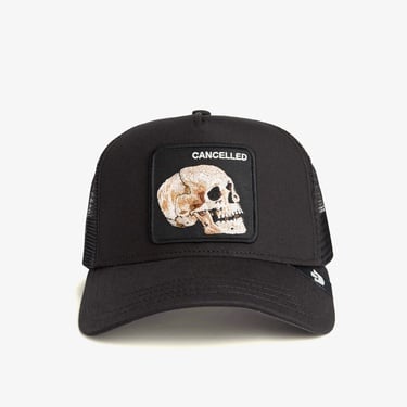  Goorin Bros Cancelled Skull Unisex Siyah Şapka