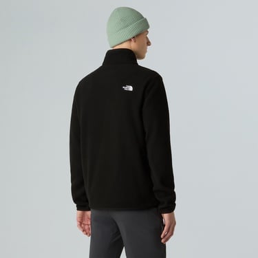  The North Face Glacier Fleece Erkek Fermuarlı Siyah Polar Üst