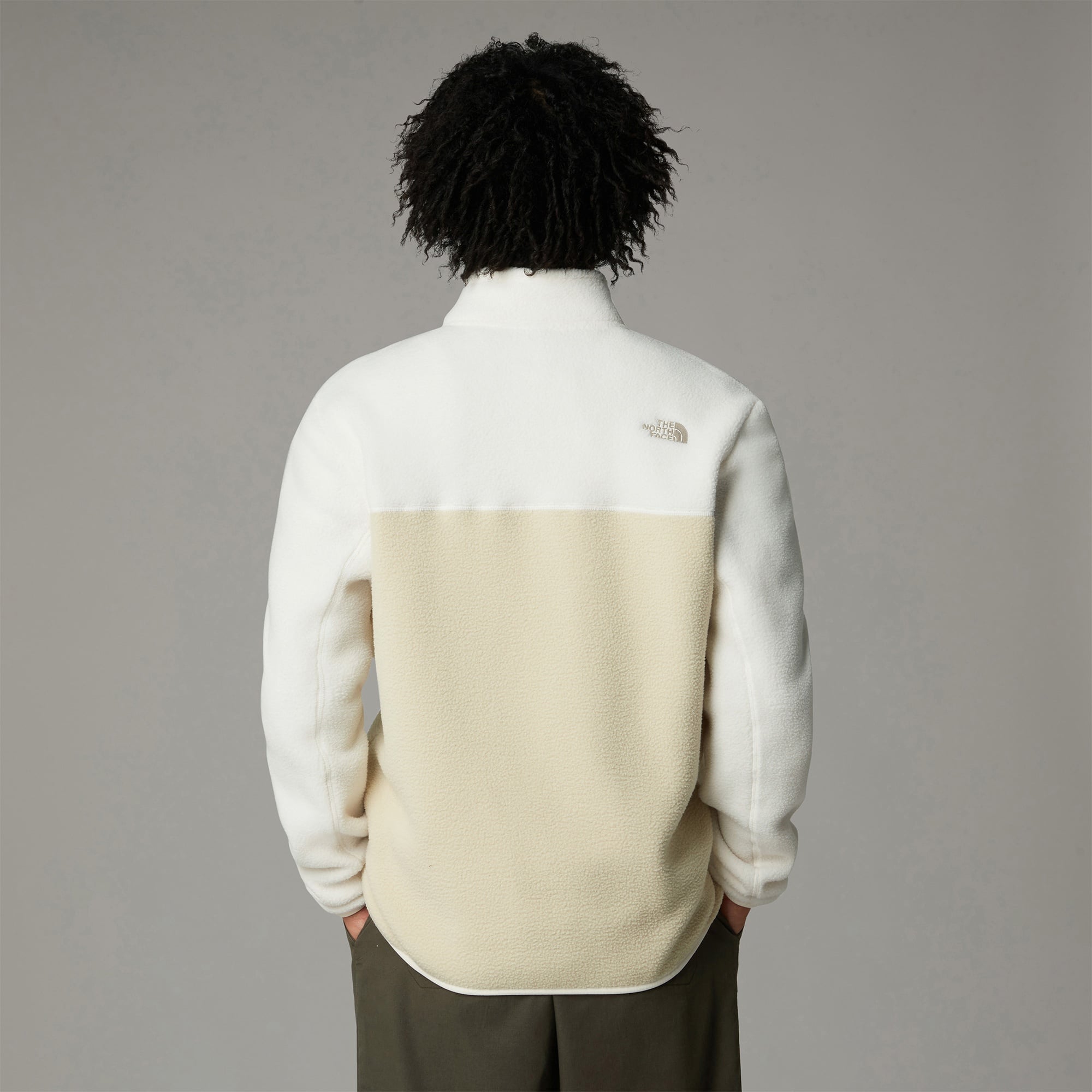 The North Face Erkek Yumiori Krem Fermuarlı Polar Mont