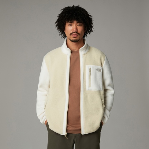  The North Face Erkek Yumiori Krem Fermuarlı Polar Mont