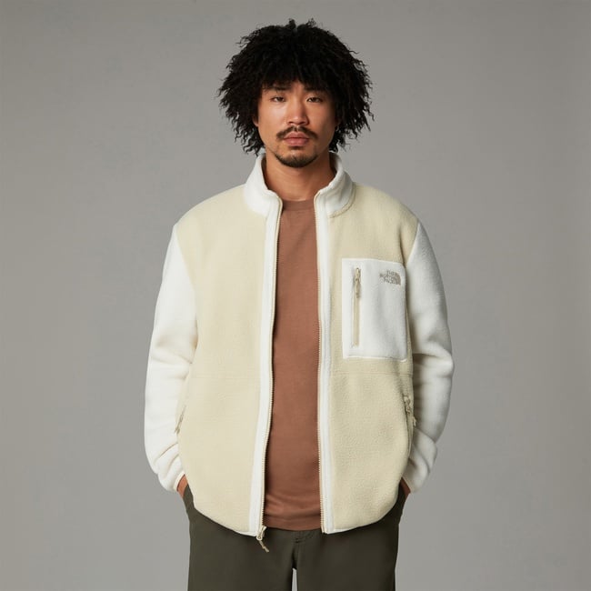  The North Face Erkek Yumiori Krem Fermuarlı Polar Mont