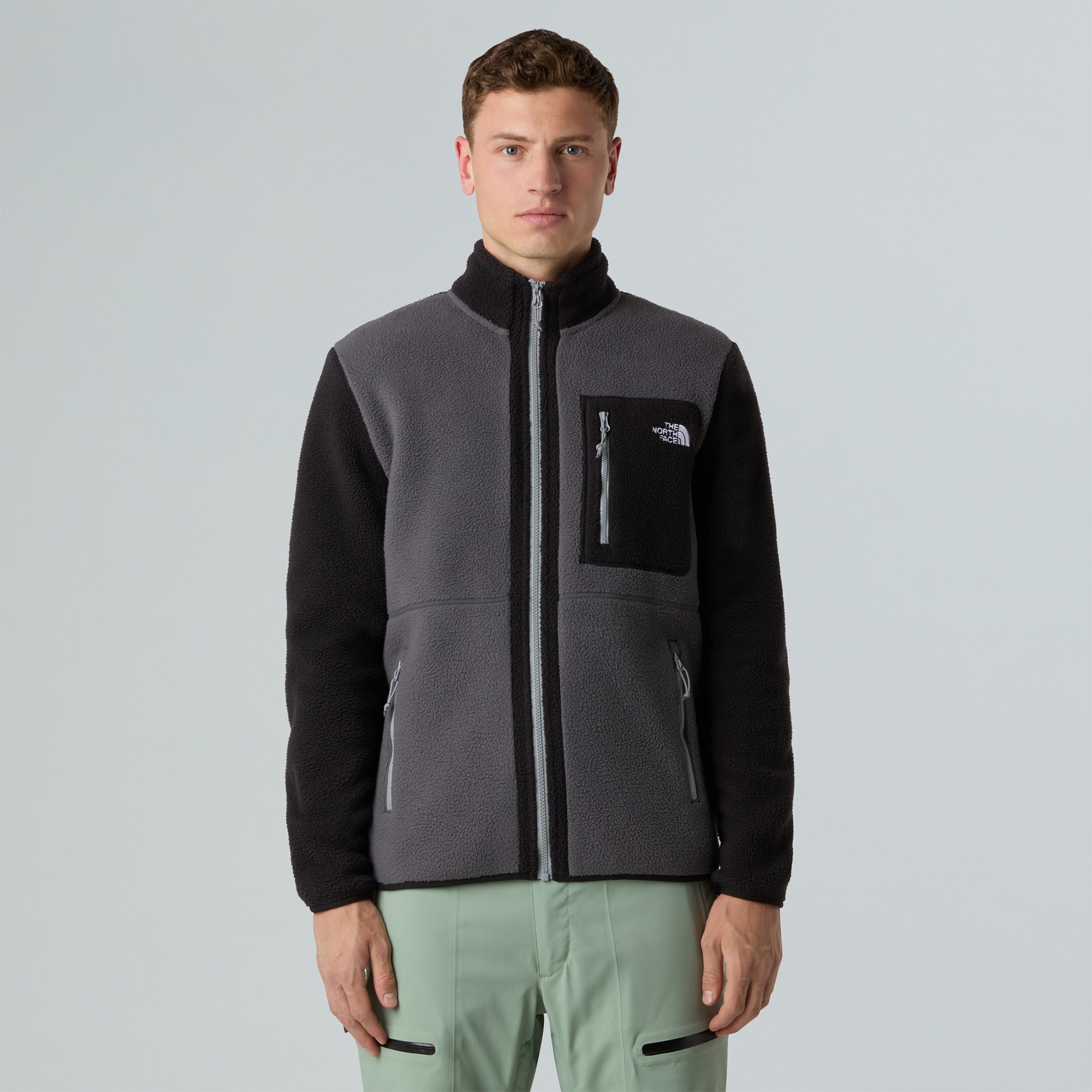 The North Face Yumiori Full Zipped Erkek Gri Polar Üst