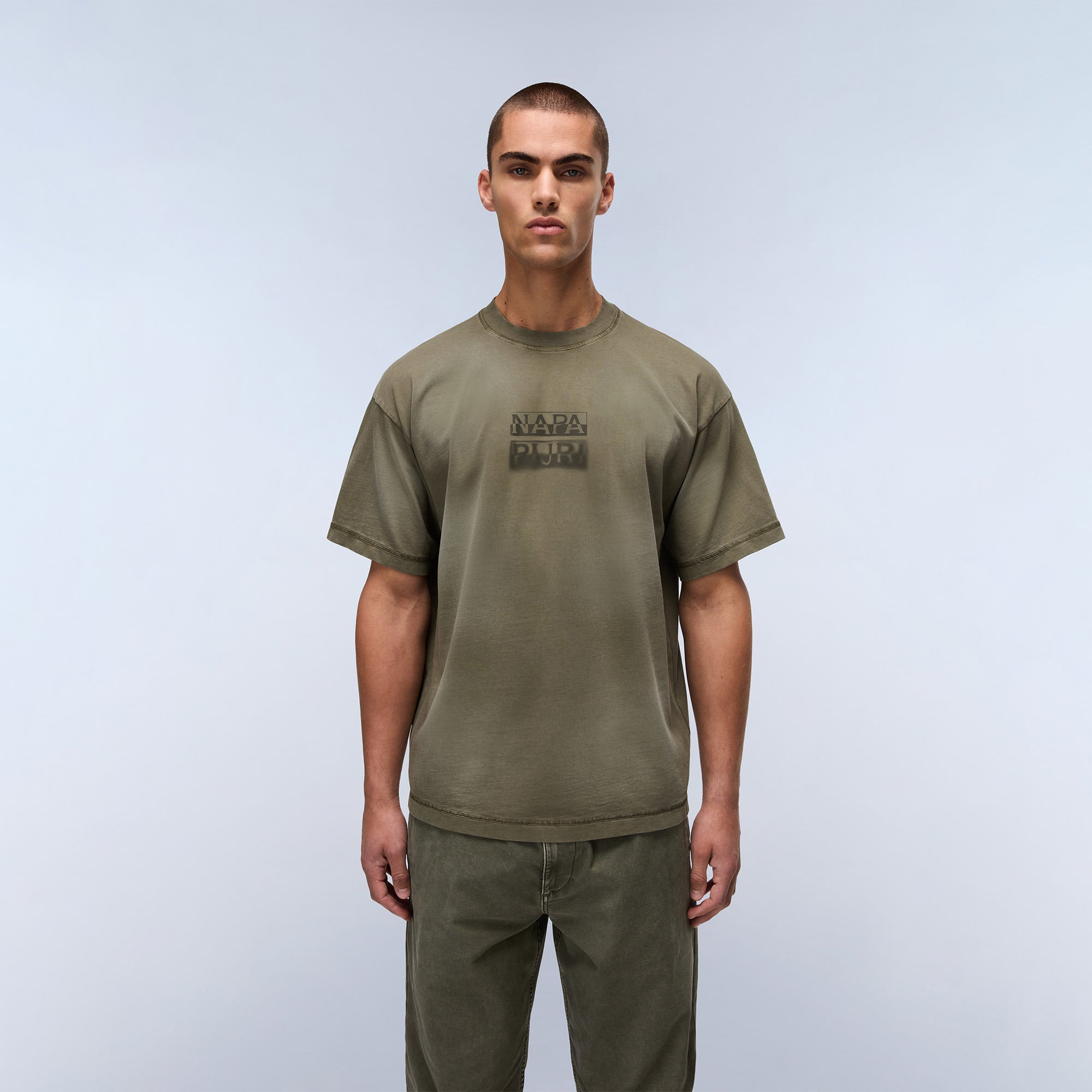  Napapijri Comel Erkek Yeşil T-Shirt