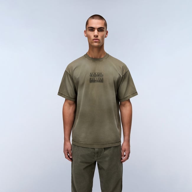  Napapijri Comel Erkek Yeşil T-Shirt