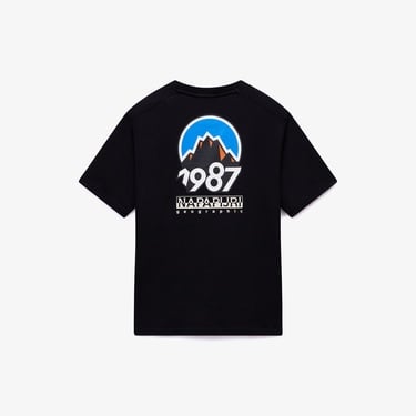  Napapijri S-Montepiana Erkek Siyah T-Shirt