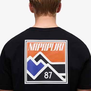  Napapijri S-Guide Erkek Siyah T-Shirt