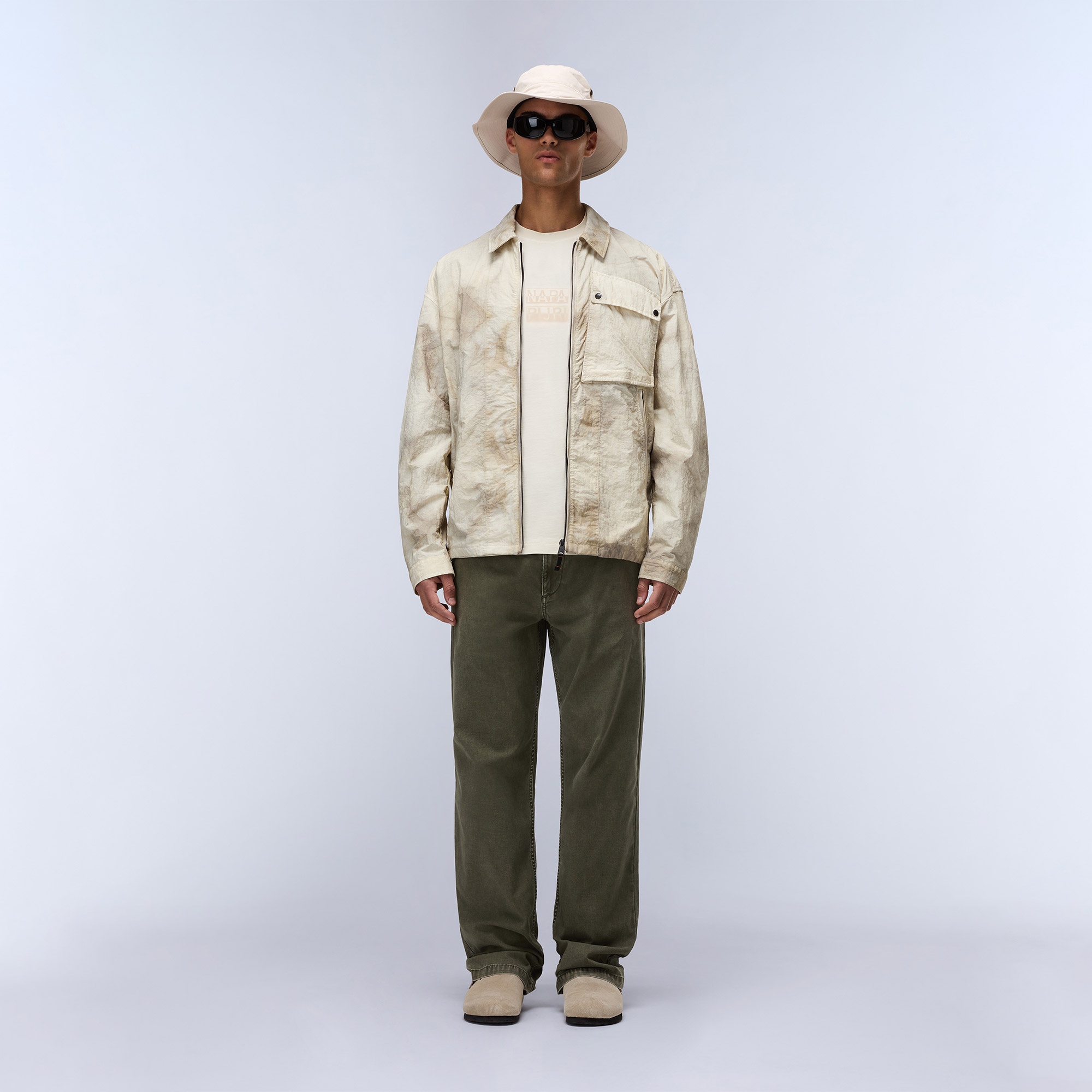 Napapijri Comel Erkek Bej T-Shirt