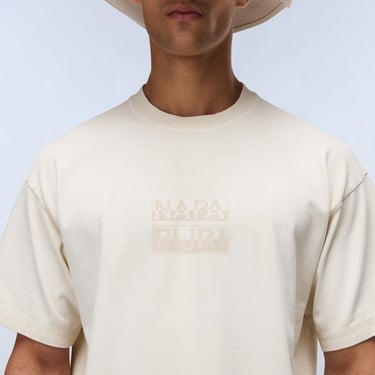  Napapijri Comel Erkek Bej T-Shirt