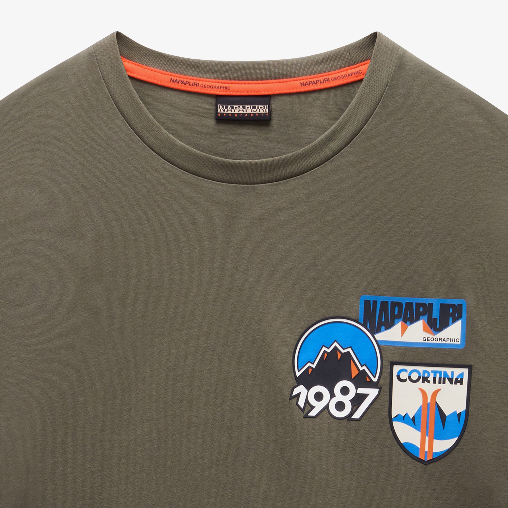 Napapijri S-Montepiana Erkek Yeşil T-Shirt