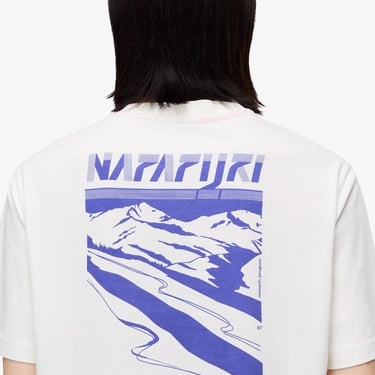  Napapijri S-Guide Erkek Beyaz T-Shirt