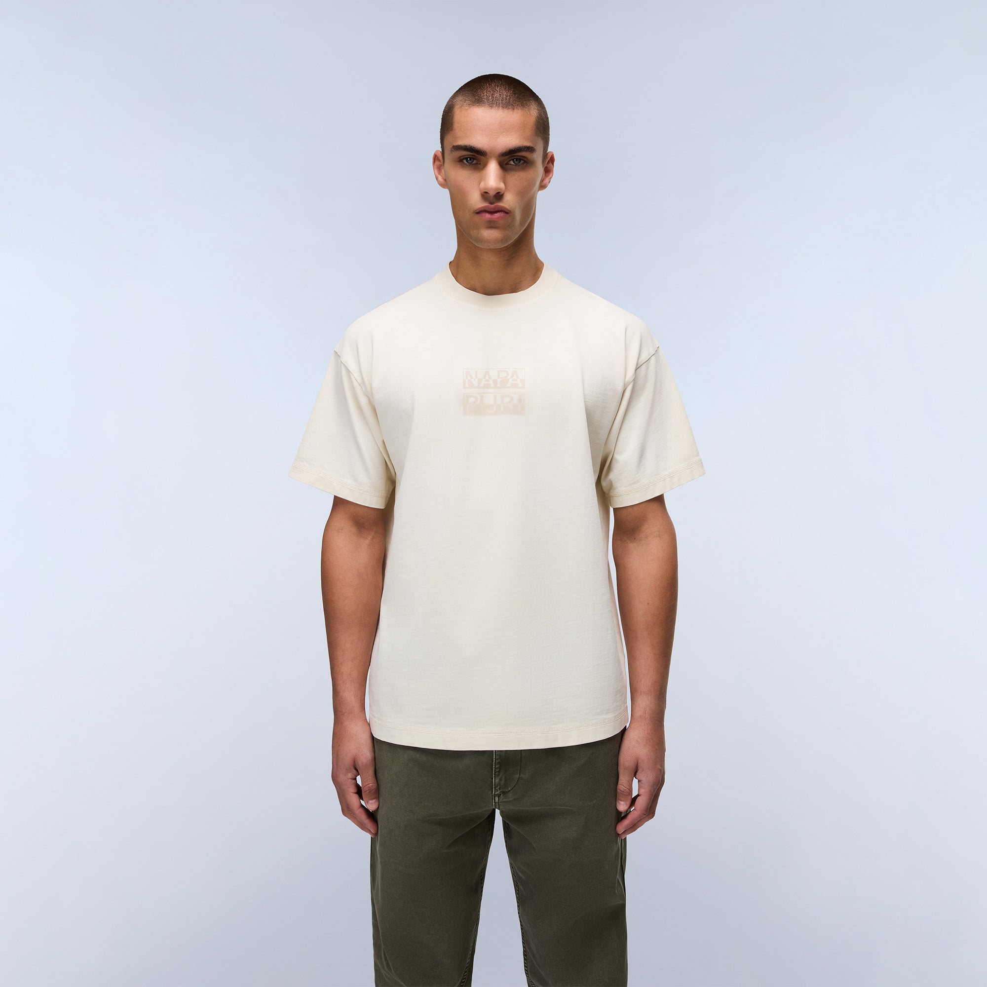  Napapijri Comel Erkek Bej T-Shirt