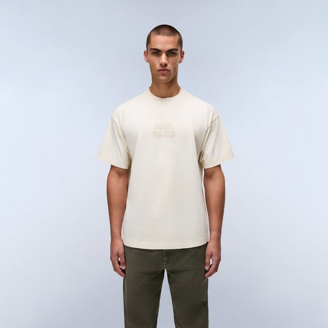  Napapijri Comel Erkek Bej T-Shirt