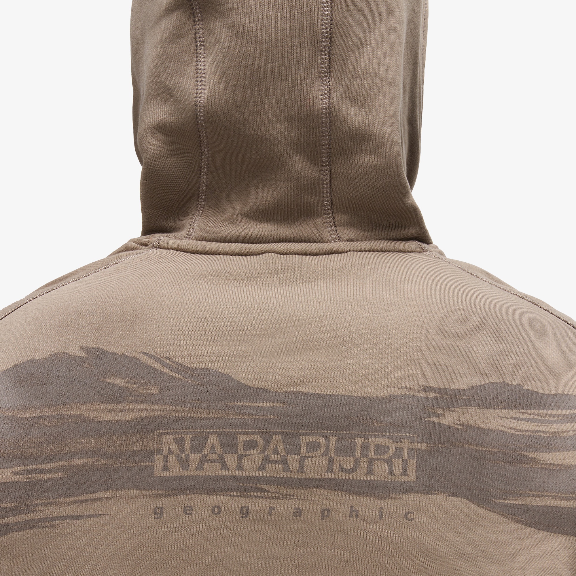 Napapijri B-Back Graphic Erkek Yeşil Sweatshirt
