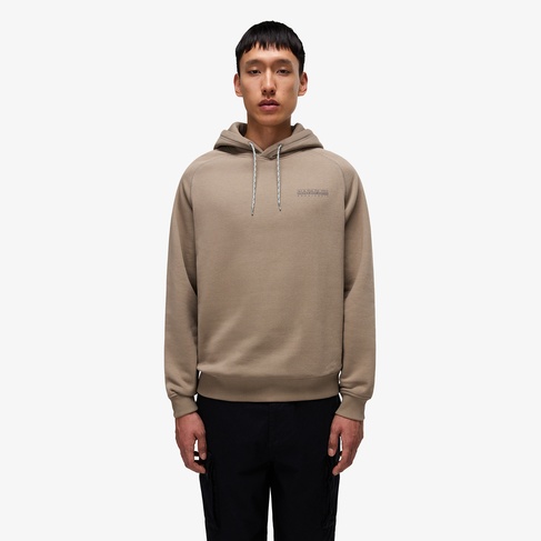  Napapijri B-Back Graphic Erkek Yeşil Sweatshirt