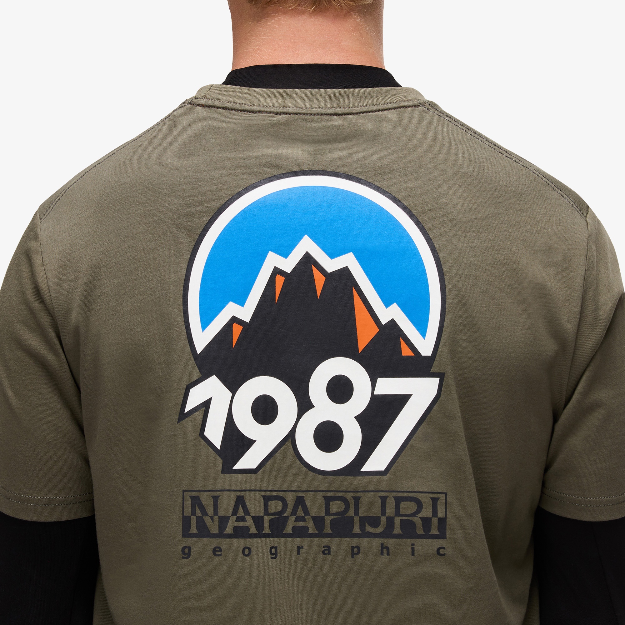 Napapijri S-Montepiana Erkek Yeşil T-Shirt