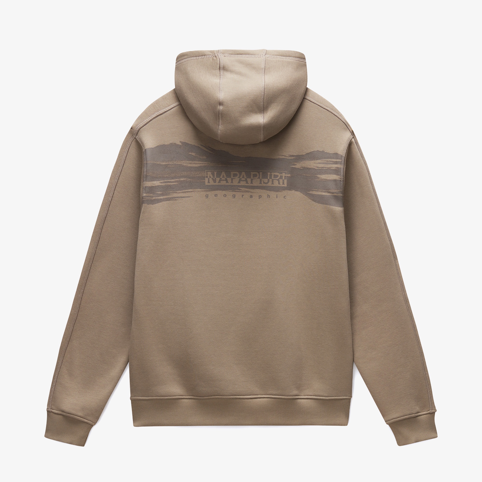 Napapijri B-Back Graphic Erkek Yeşil Sweatshirt