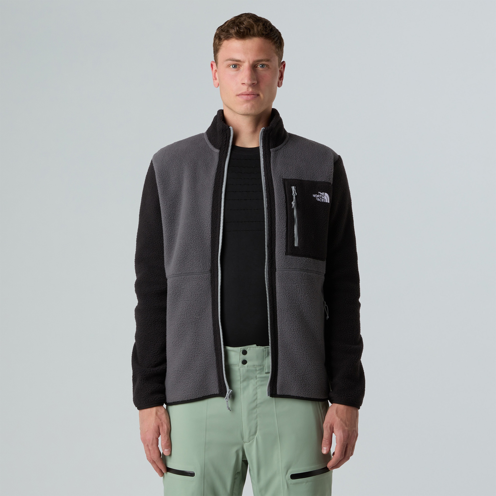 The North Face Yumiori Full Zipped Erkek Gri Polar Üst