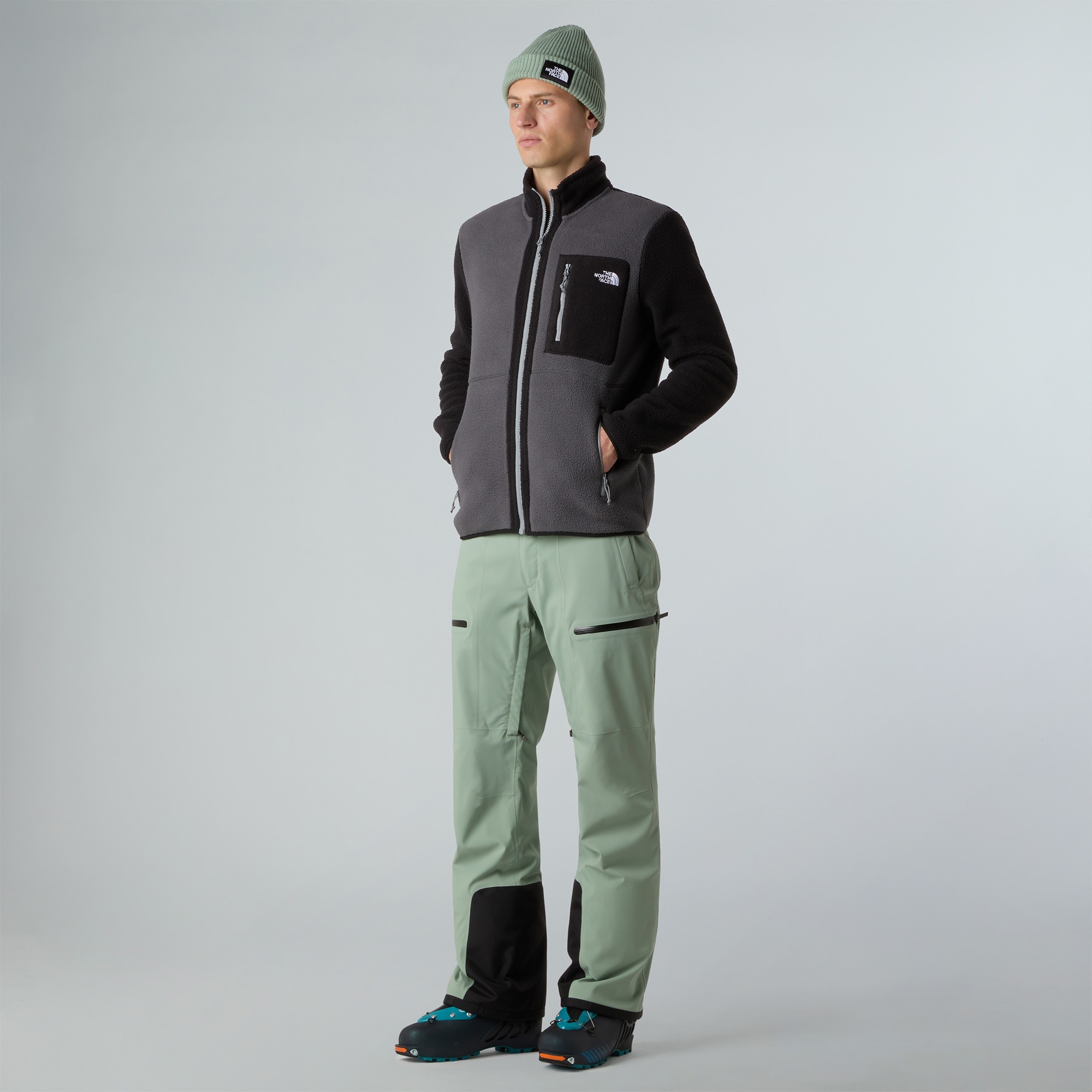 The North Face Yumiori Full Zipped Erkek Gri Polar Üst