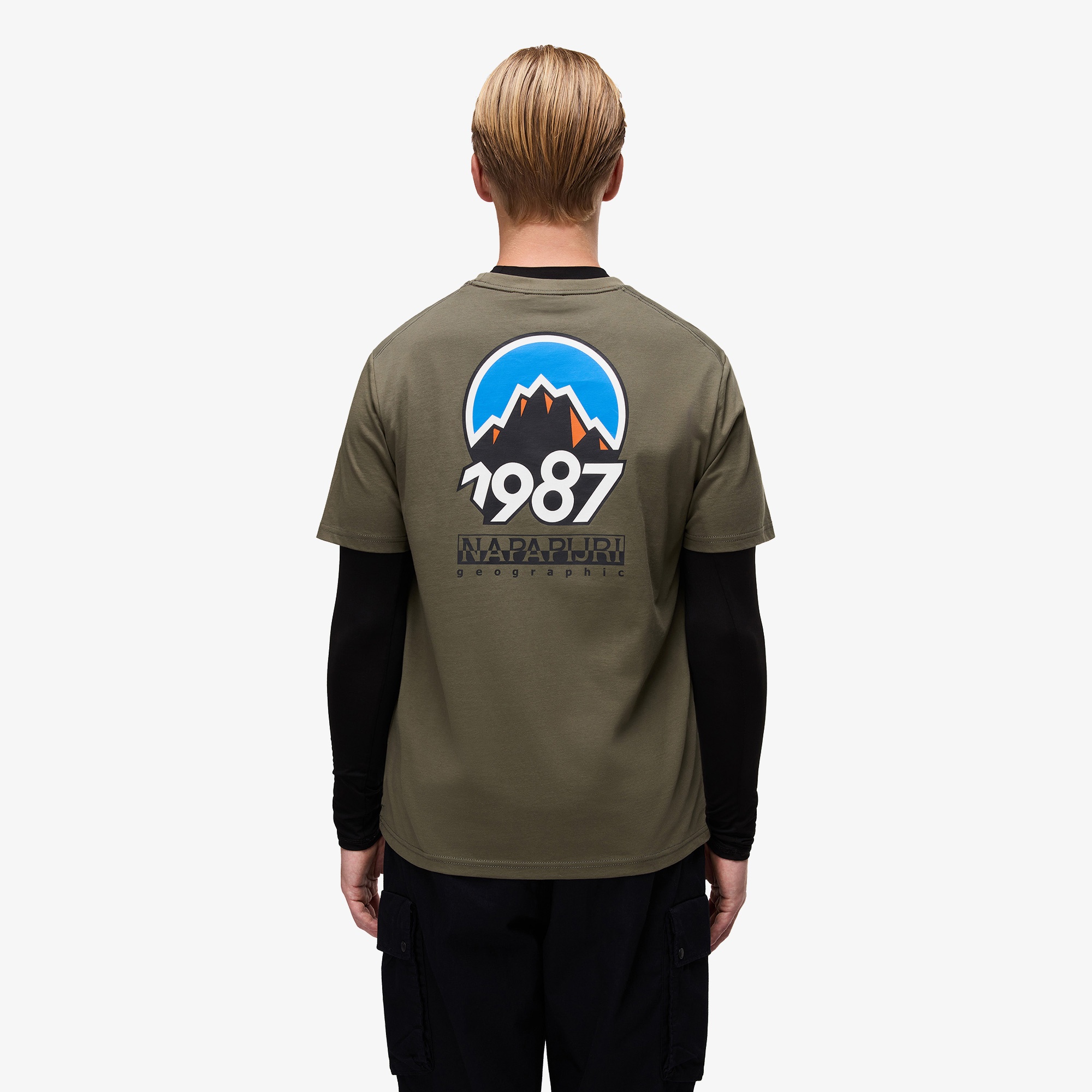 Napapijri S-Montepiana Erkek Yeşil T-Shirt