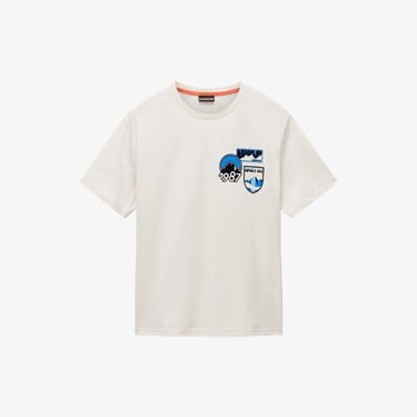  Napapijri S-Montepiana Erkek Bej T-Shirt