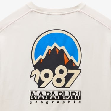  Napapijri S-Montepiana Erkek Bej T-Shirt