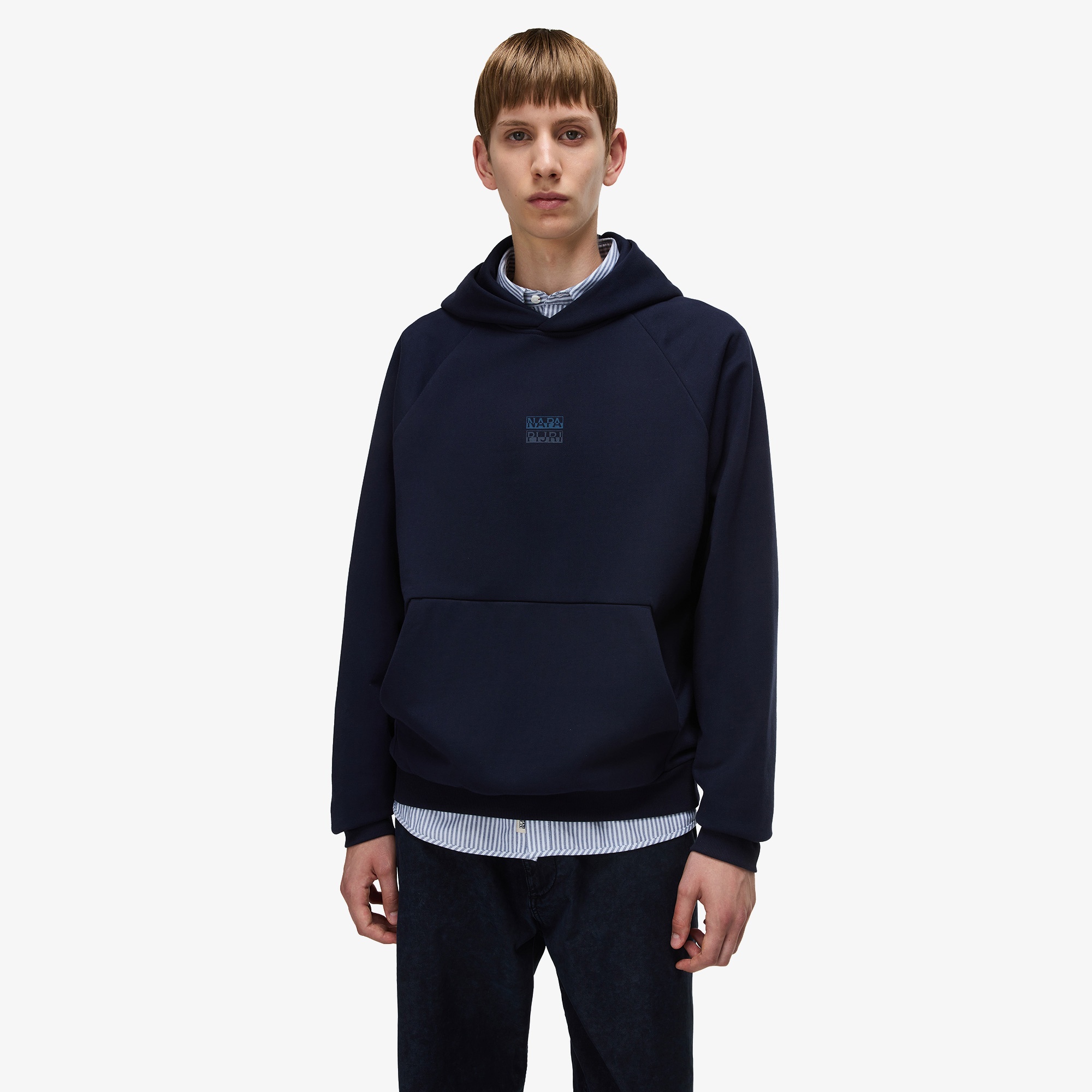 Napapijri B-Elevated Hooded Erkek Mavi Sweatshirt