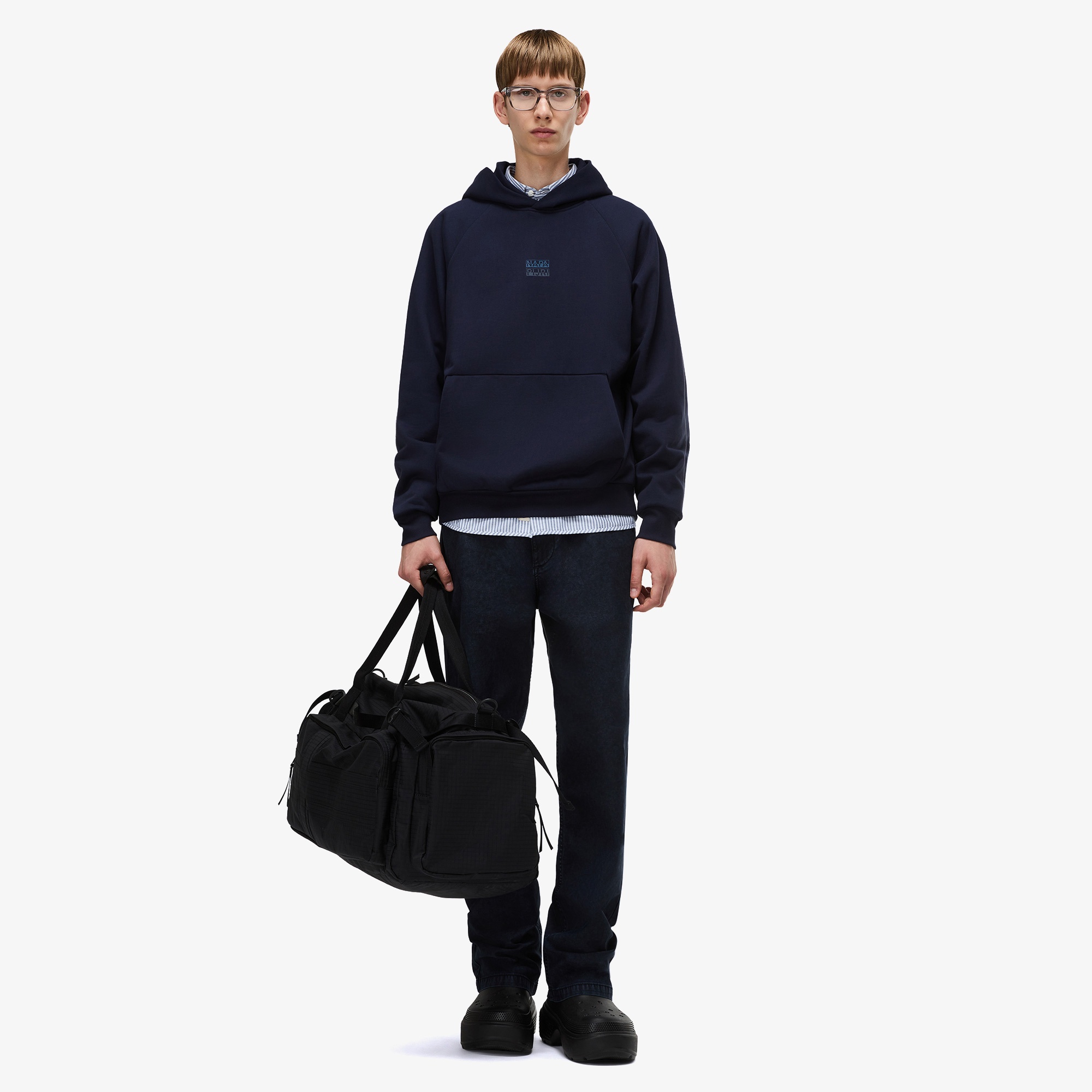 Napapijri B-Elevated Hooded Erkek Mavi Sweatshirt