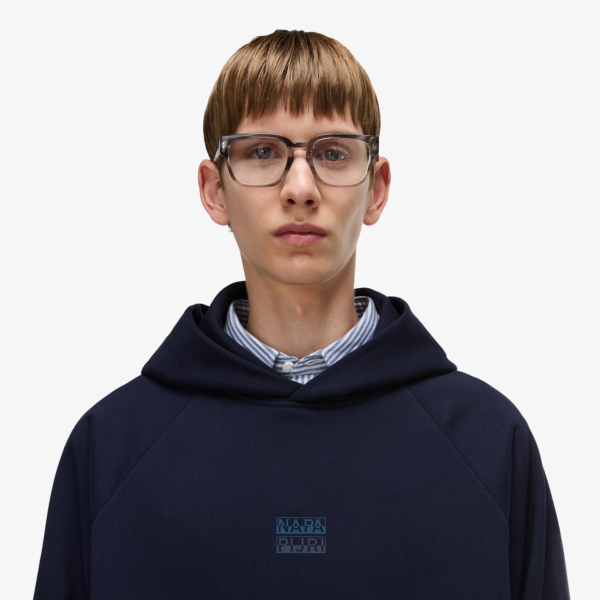 Napapijri B-Elevated Hooded Erkek Mavi Sweatshirt