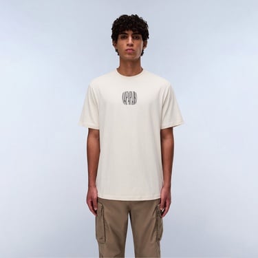  Napapijri Yukis Erkek Beyaz T-Shirt