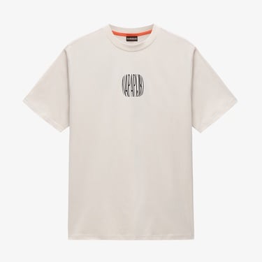  Napapijri Yukis Erkek Beyaz T-Shirt