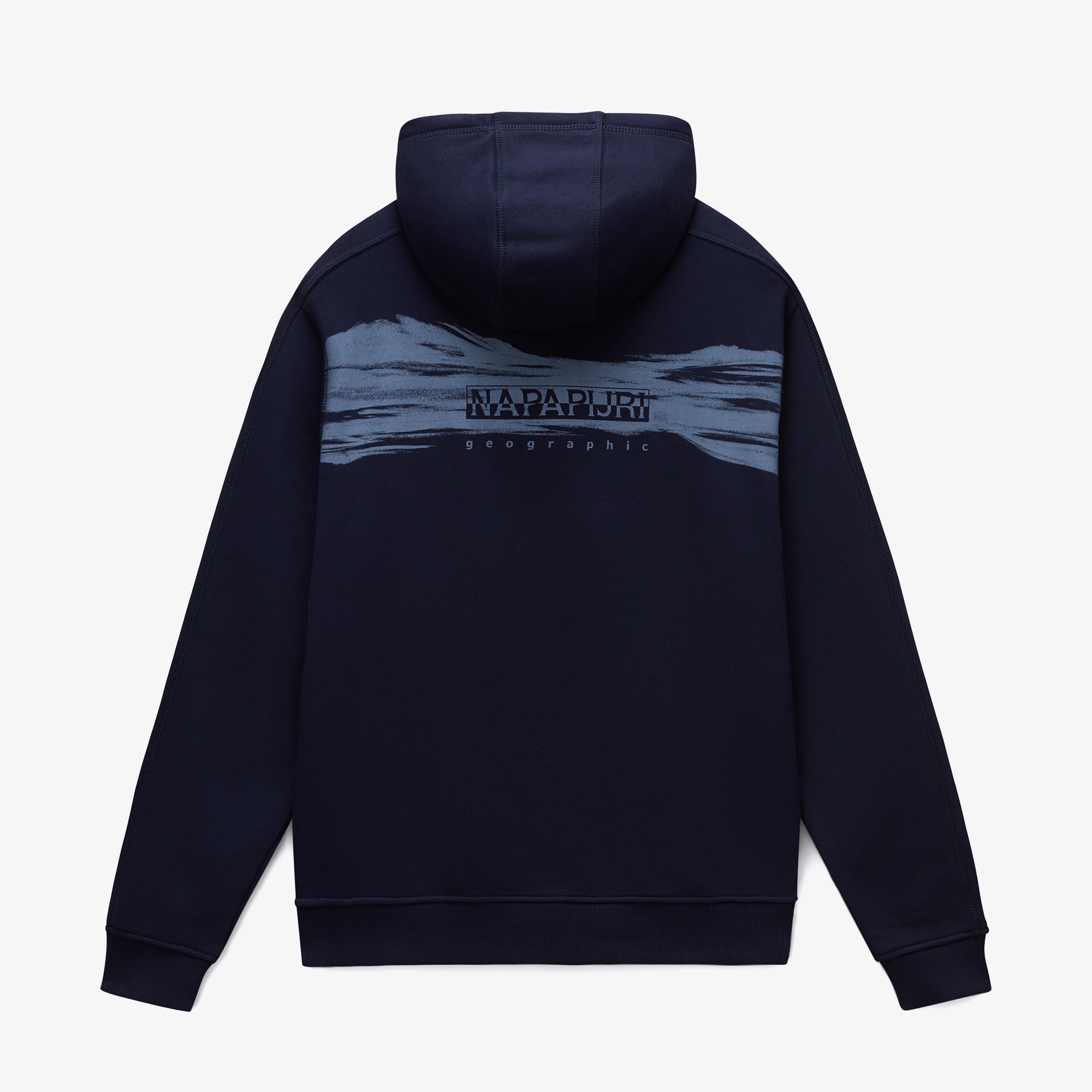 Napapijri B-Back Graphic Erkek Mavi Sweatshirt