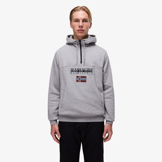  Napapijri Burgee 2.0 Erkek Gri Sweatshirt
