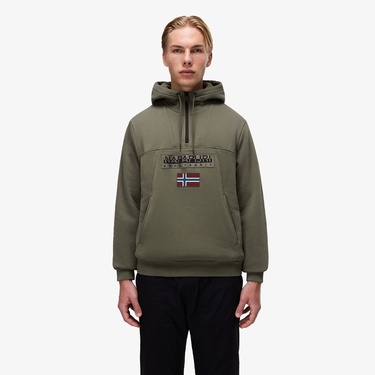  Napapijri Burgee 2.0 Erkek Yeşil Sweatshirt