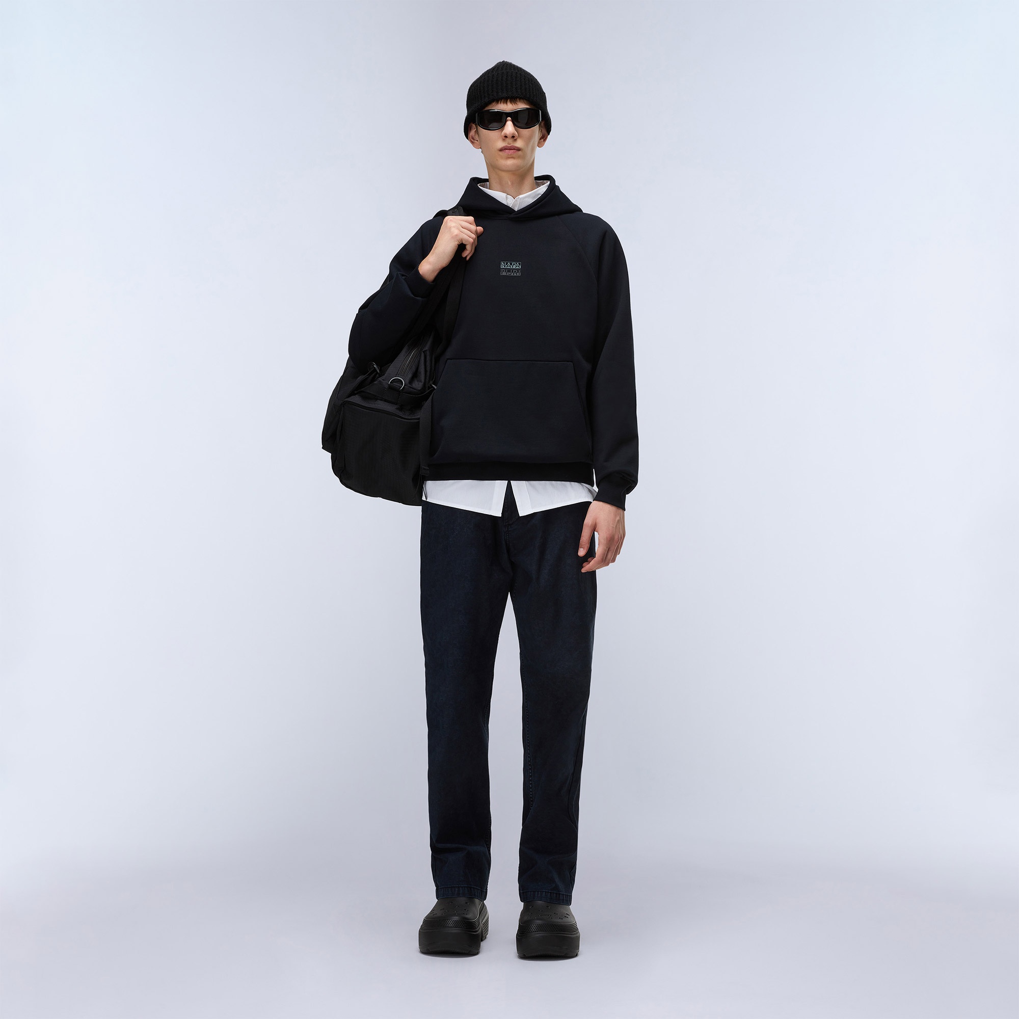 Napapijri Lys Full Zip Erkek Siyah Sweatshirt