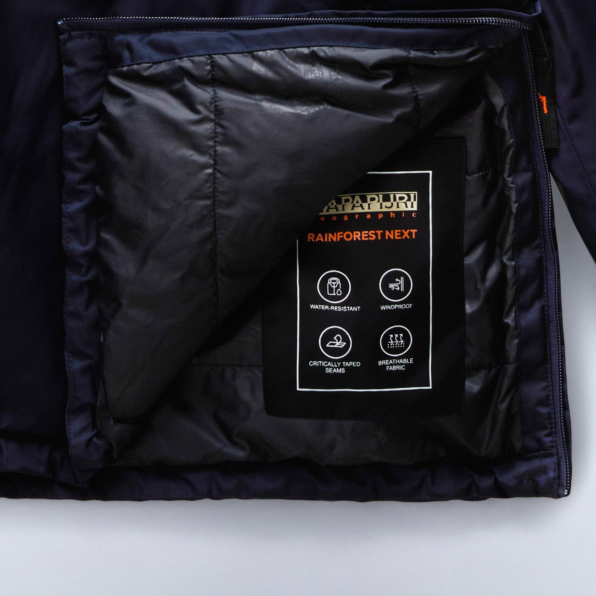 Napapijri Rainforest Tech Erkek Mavi Ceket