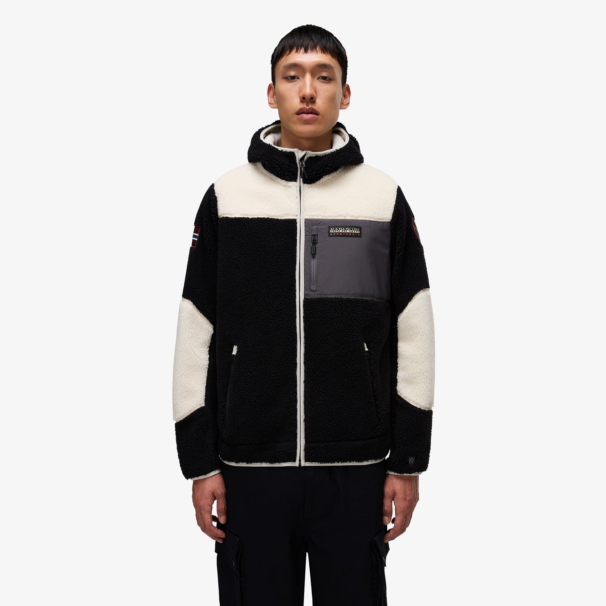  Napapijri Yupik 3 Erkek Siyah Polar Ceket