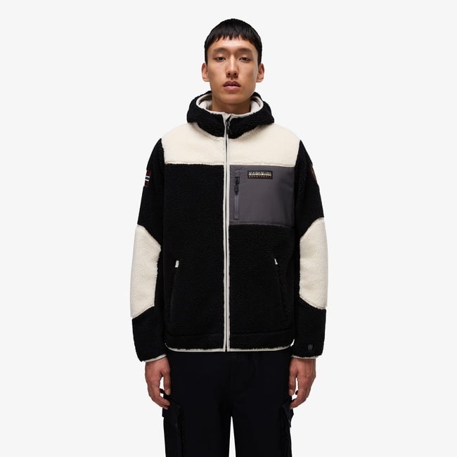  Napapijri Yupik 3 Erkek Siyah Polar Ceket