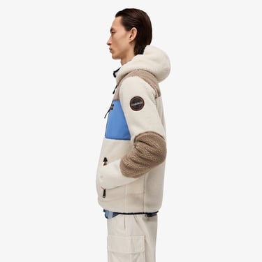  Napapijri Yupik 3 Erkek Krem Polar Ceket