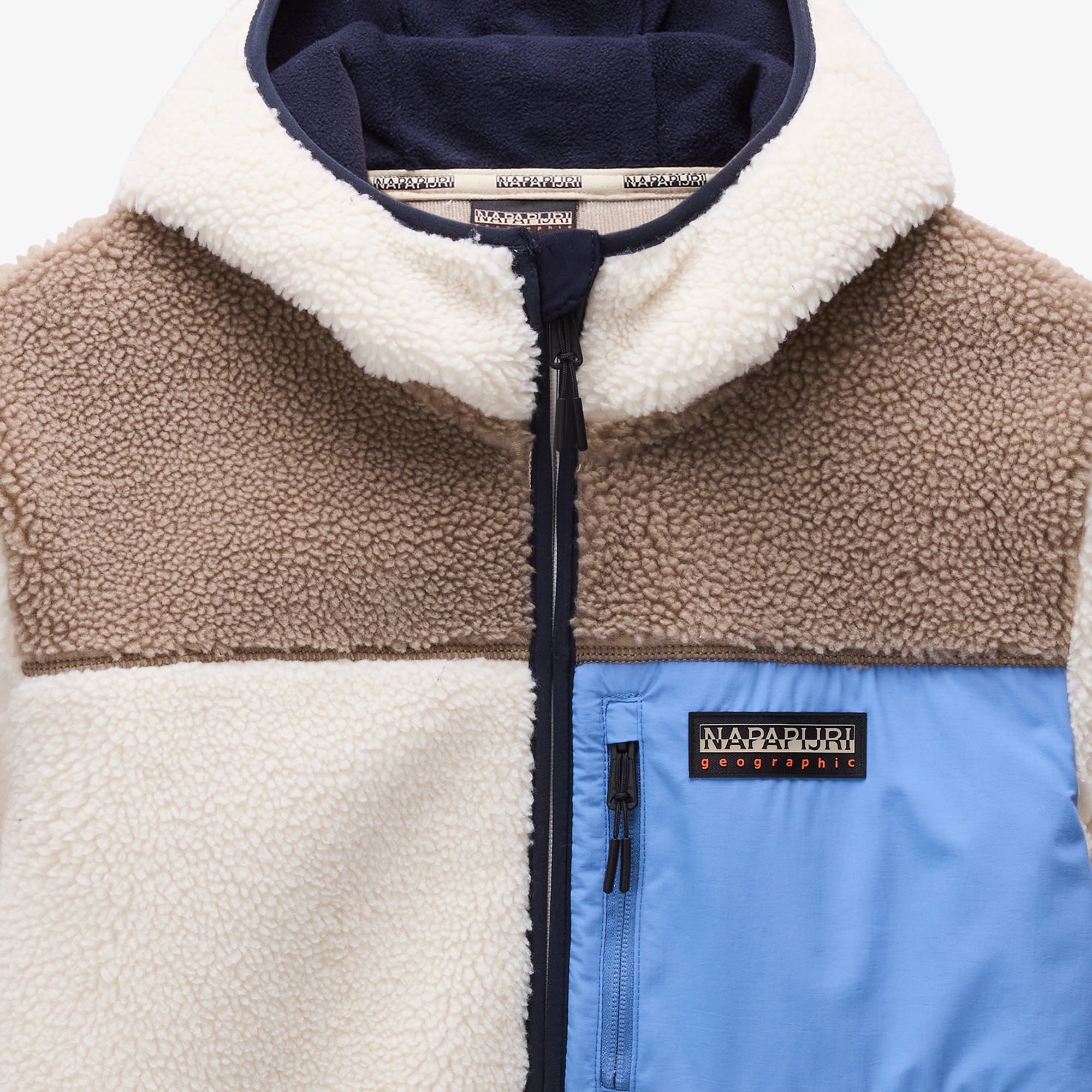 Napapijri Yupik 3 Erkek Krem Polar Ceket